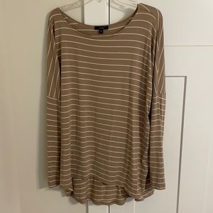 Stripped long sleeve shirt